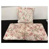 Shabby Chic Rose Cushion Set & Pillow
