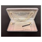 Mallorca Spain Pearl Necklace & Pearl Earrings