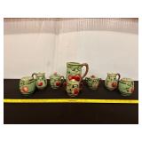 Antique Lipper&Mann Ceramic Apple Themed Set