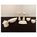 Vintage Pfaltzgraf  Butter Dish & Serving Pieces