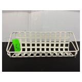 White Metal Bathroom or Kitchen Storage Shelf