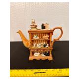 Cardew Fagan Colourbox Cats Welsh Dresser Teapot