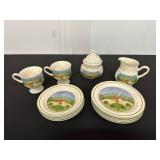 Sangostone 3645 Country Cottage Dish Set