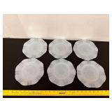 American Sweetheart Monax Opal Glass Plates