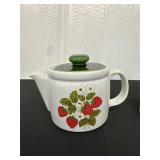 Vintage Nelson McCoy Strawberry Country Teapot
