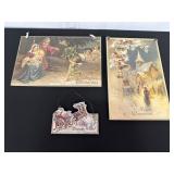 Lot of Three Vintage Christmas Cards