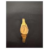 Vintage Timex Ladies Bracelet Watch Gold Tone