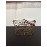 Vintage Wire Mesh Basket