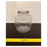 Vintage Glass Pickle Jar with Lid