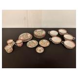 Rare Antique 19thCentury Rose Medallion Porcelain