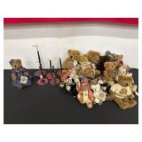 Collection of Boydï¿½s Bears with Display Stands