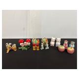 Set of 8 Ceramic Salt and Pepper Shakers
