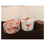 Vintage Paper Bandbox and Hatboxes