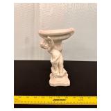 Mid Century Modern Ceramic Cherub Compote