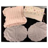 Decorative Pillows & Vintage Doilies