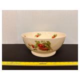 Large Porcelain Strawberry European Bowl