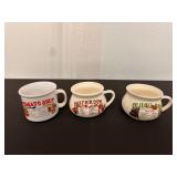 Vintage 70s Stoneware Soup Mugs