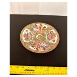 Vintage Hand Painted Asian Soup Plate