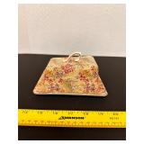 Vintage Lord Nelson HEATHER Floral Butter Dish