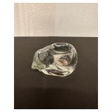 Indiana Glass Sleeping Cat Votive Holder