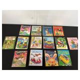 Collection of 15 Vintage Little Golden Books