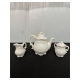 Napcoware Ceramic Tea Set with Teapot, Sugar,...