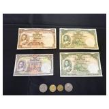 Thailand Banknotes and Coins Assortment