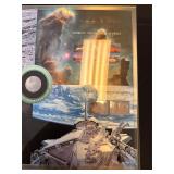 Framed Postage Stamp Display Picture