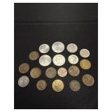 Assorted Italy Coins from 1910s to 1940s