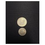 Two Greek Drachma Coins from 1930 and 1973