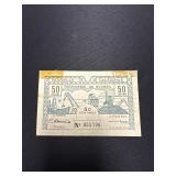 Nouvelle Caledonie 1942 Banknote