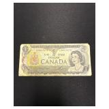1954 Canadian One Dollar Banknote