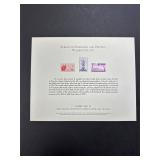 Bureau of Engraving and Printing Memorial Sheet