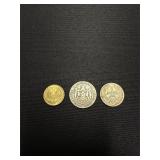 Bulgarian Coins Featuring 50 Stotinki and 1 Lev