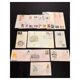 Assortment of Post Cards w Stamps from India