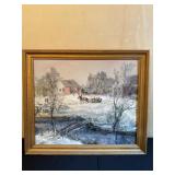 Anatoli Pavlov Oil Painting Titled ï¿½Cold Riverï¿½