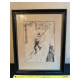 Framed Artwork With Visible Artistï¿½s Signature