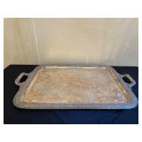 Tiffany & Co. Silver-Soldered Tray with Handles