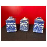 Set of Ringtons Limited Tea Caddies & Creamer