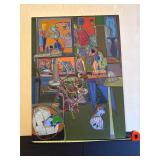 Abstract Mixed Media Painting by Deborah Kyffin