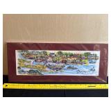 Framed Pascagoula Artwork With Artist Signature