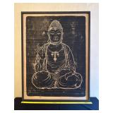 Van Amstel Buddha Print in Frame, Beverly Hills