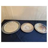 Assortment of Silver-Plated Dishes