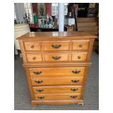 Flanders Solid Wood Dresser with Brass Handles