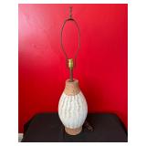 Mid-Century Ceramic Table Lamp with Harp