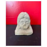 Carved Stone Bust Signed by E. Reed