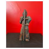 Vintage Painted Ceramic Sculpture