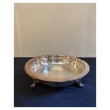 Silver-Plated Footed Bowl