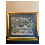 Framed Watercolor Signed by Alice B. Schille