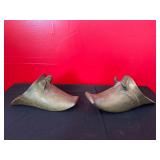 Pair of Bronze Shoemaking Molds